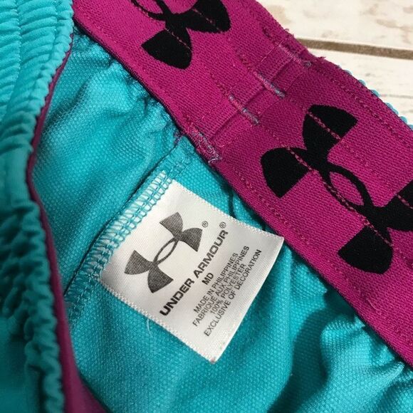 Under Armour Athletic running Shorts Size medium performance wear active wear - Picture 2 of 7